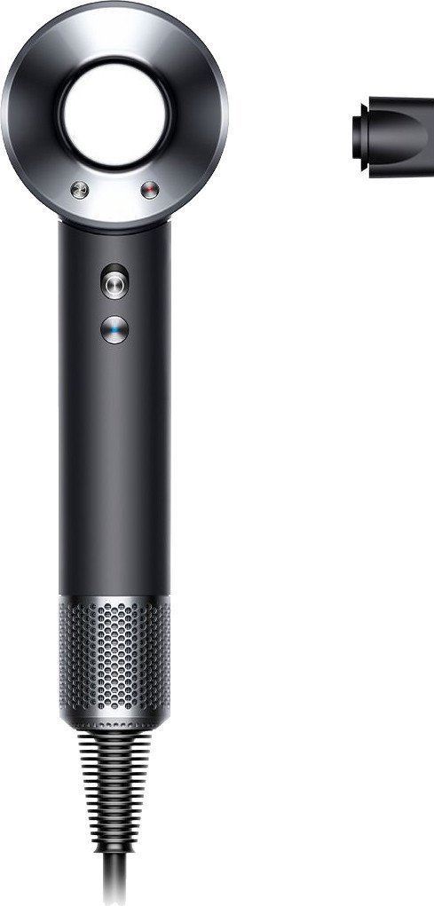Фен Dyson Supersonic HD08 (с переходником на евровилку, черный/никель)