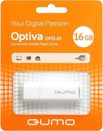 USB Flash QUMO Optiva 01 16GB (белый)