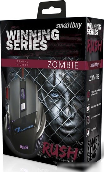 Игровая мышь SmartBuy Rush Zombie SBM-721G-K