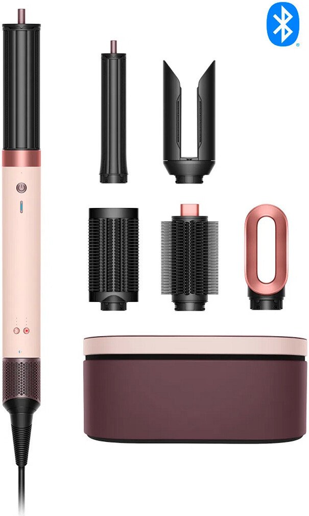 Фен-стайлер Dyson Airwrap Co-anda2x HS09 Straight+Wavy (с переходником на евровилку, керамический розовый/розовое золото)