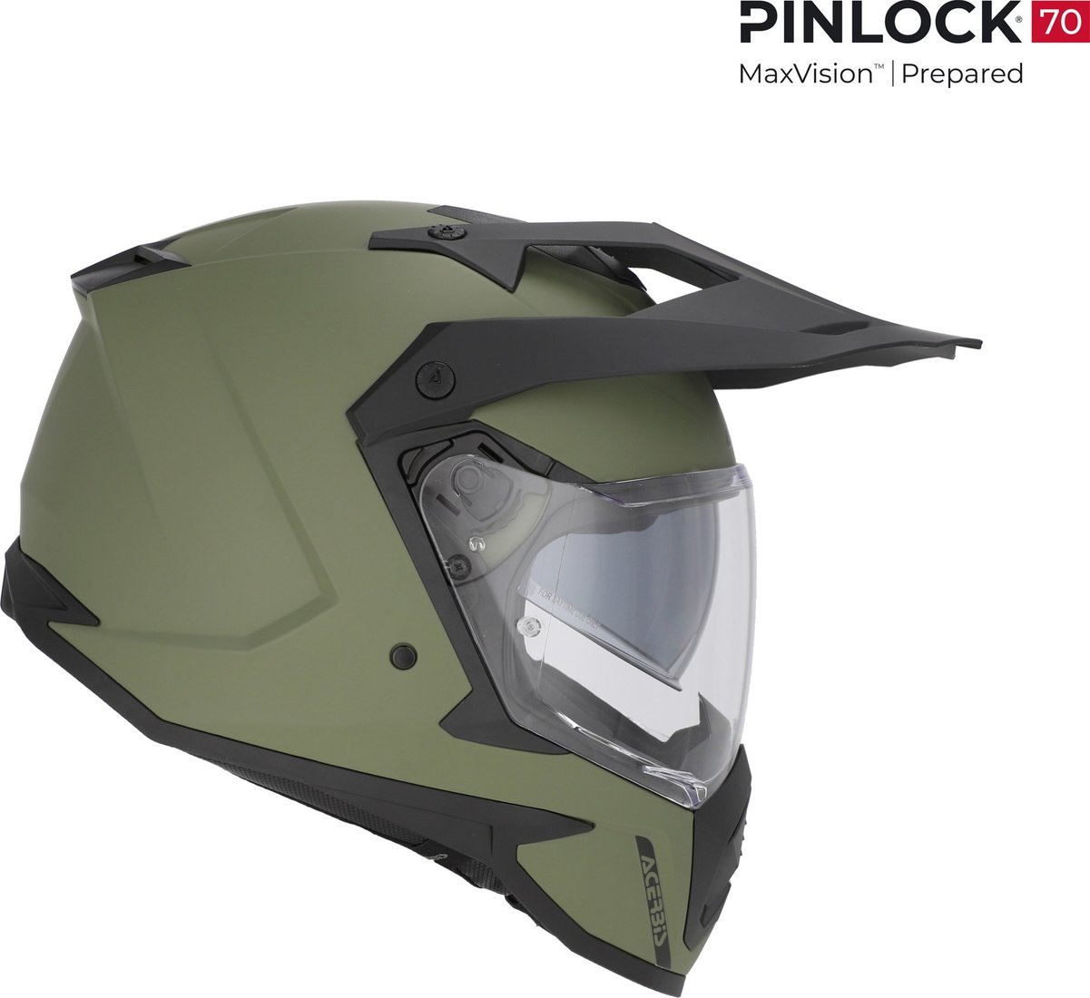 Мотошлем Acerbis Assault 0026643.582.068 (XL, армейский зеленый)