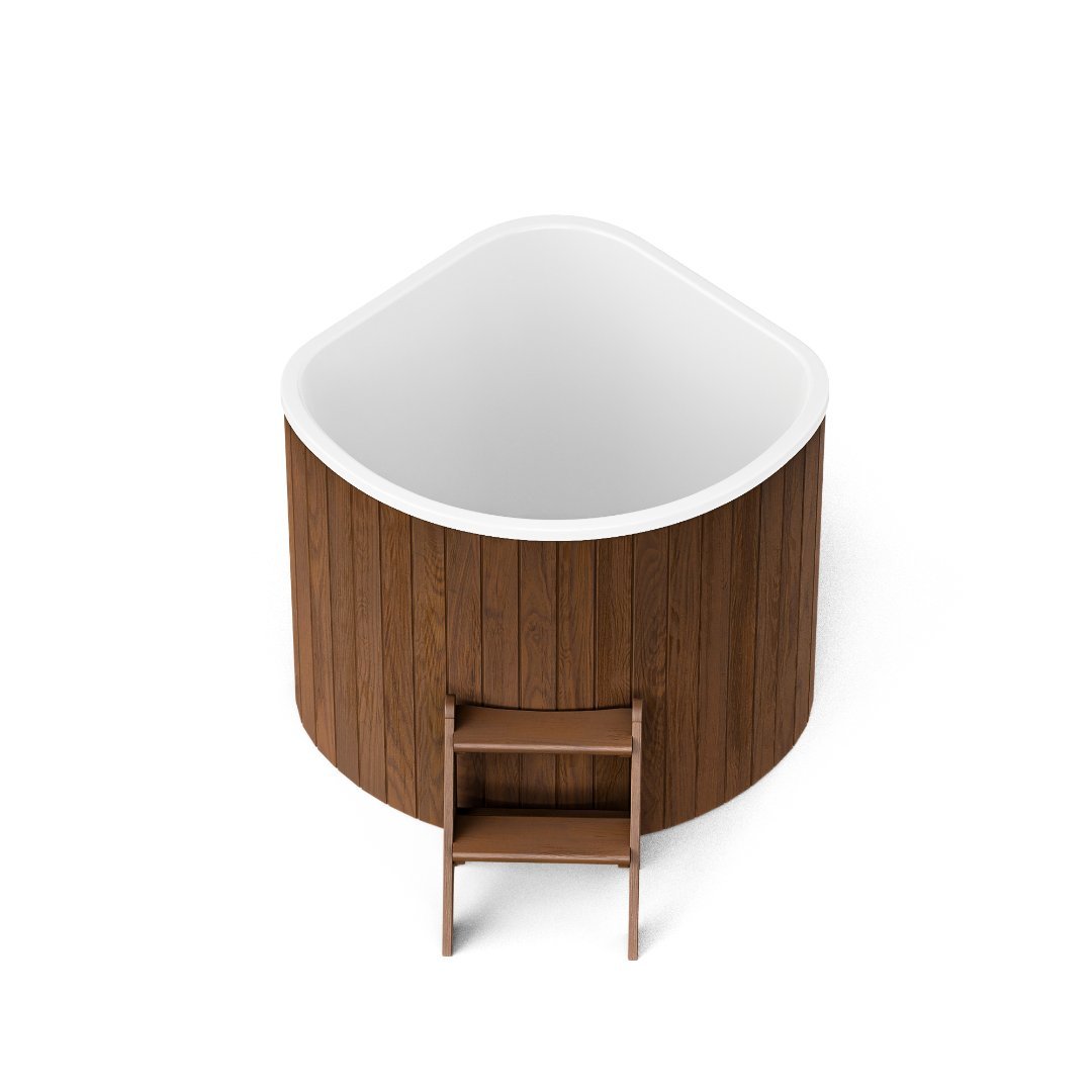 Купель PolarSpa Corner термососна 130 (темный)