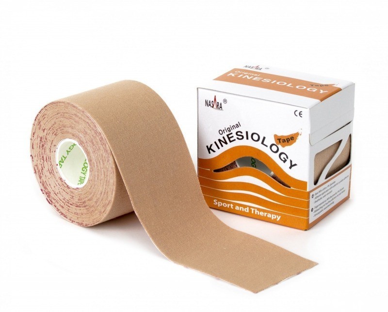 Тейп Nasara Kinesiology Tape NR81465 (бежевый)