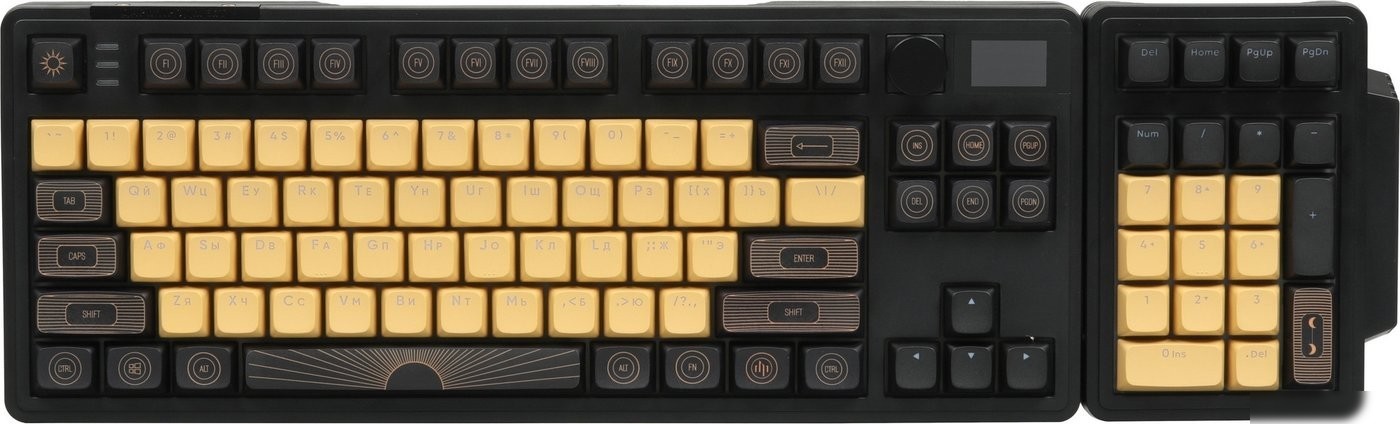 Клавиатура Dark Project KD87A+Numpad (G3ms Moonstone Switch, черный)