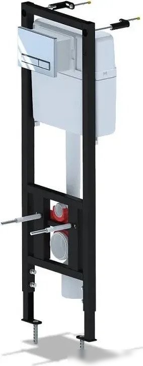 Унитаз подвесной Saniteco Tornado KW-9005WT + Ани Пласт WCP4141