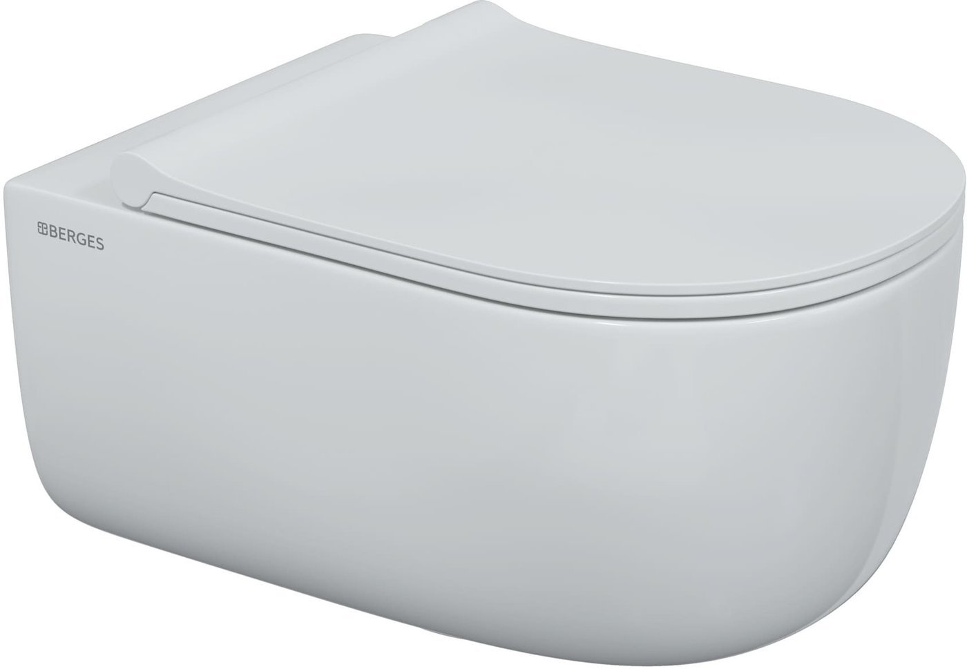 Унитаз подвесной Berges Wasserhaus Ego X Rimless 043356 (с сиденьем)