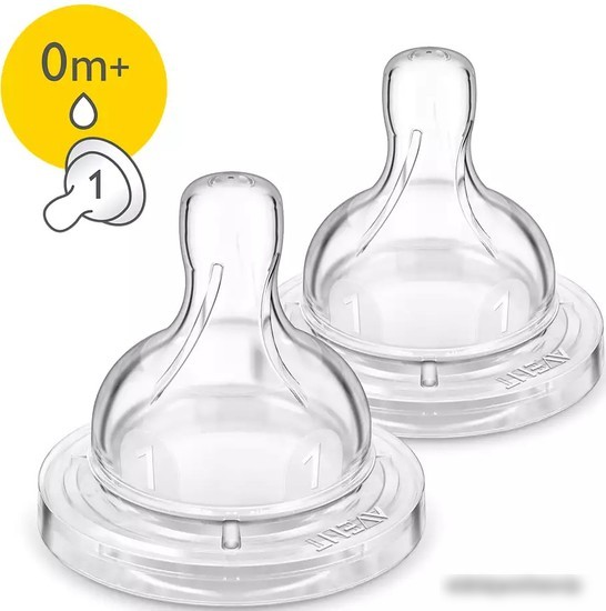 Набор сосок Philips Classic+ SCF631/27 (2 шт) Набор сосок Philips Classic+ SCF631/27 (2 шт)