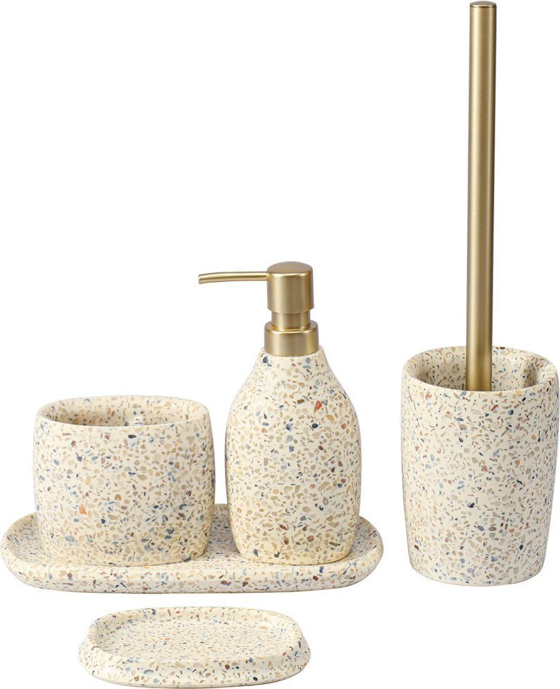 Дозатор для жидкого мыла Bergenson Bjorn Mosaic BB0000929 (светло-бежевый)
