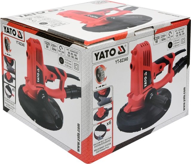 Шлифмашина для стен и потолков Yato YT-82340