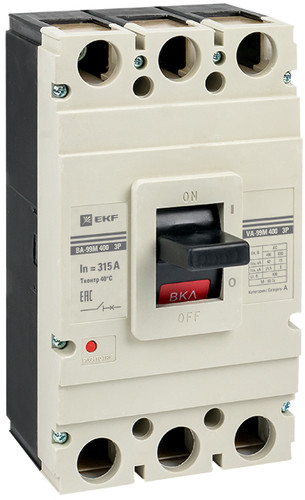Выключатель автоматический EKF Basic ВА-99М 400/315А 3P 42кА mccb99-400-315m