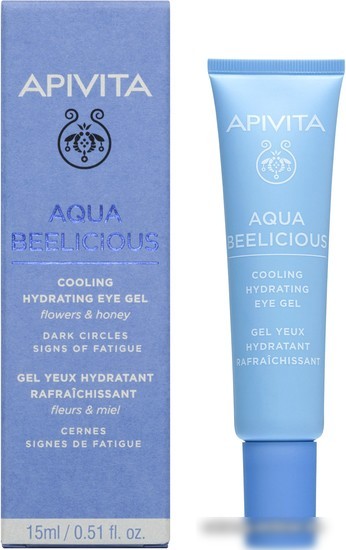 APIVITA Гель для век Увлажняющий Aqua Beelicious Cooling hydrating eye gel,15 мл