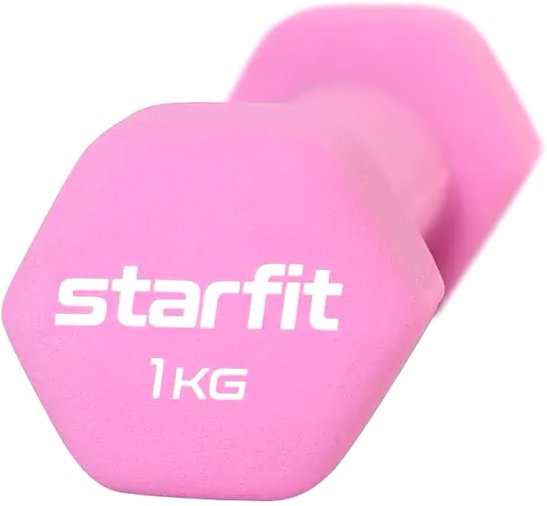 Гантели Starfit DB-201 1 кг (розовый)