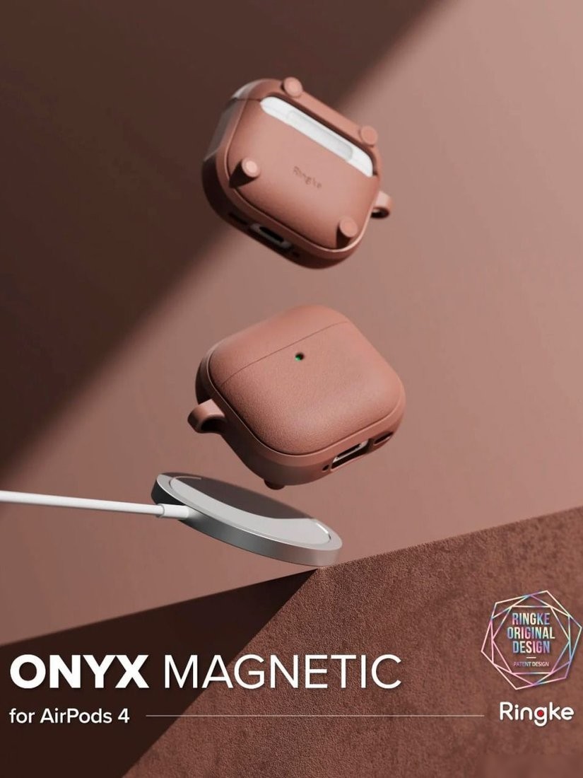 Чехол Ringke Onyx Magnetic для Airpods 4 Constant Coral