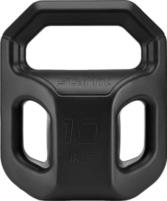 Диск Starfit DB-505 10 кг (черный)