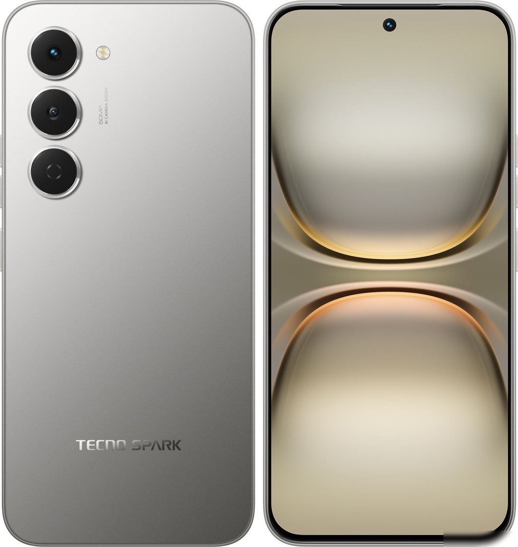 Телефон Tecno Spark 40 Pro 8GB/128GB (лунный титановый)