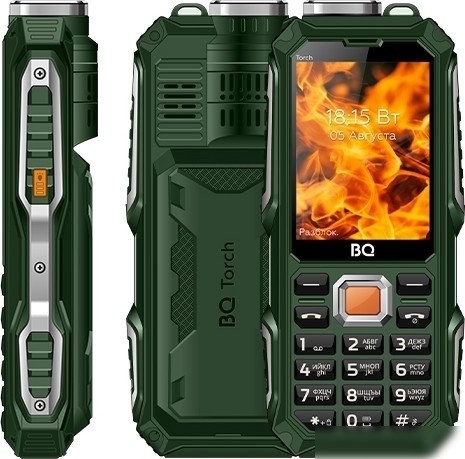 Кнопочный телефон BQ BQ-2835 Torch (зеленый)