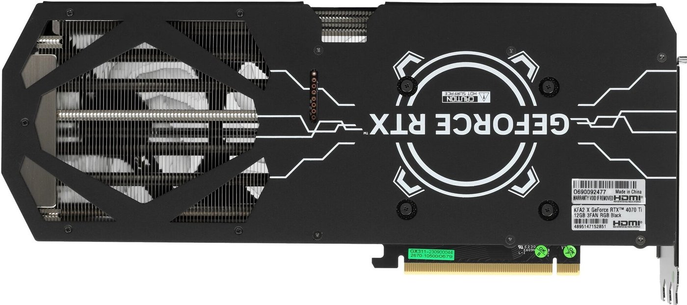 Видеокарта KFA2 GeForce RTX 4070 Ti X 47IOM7MD7ADK