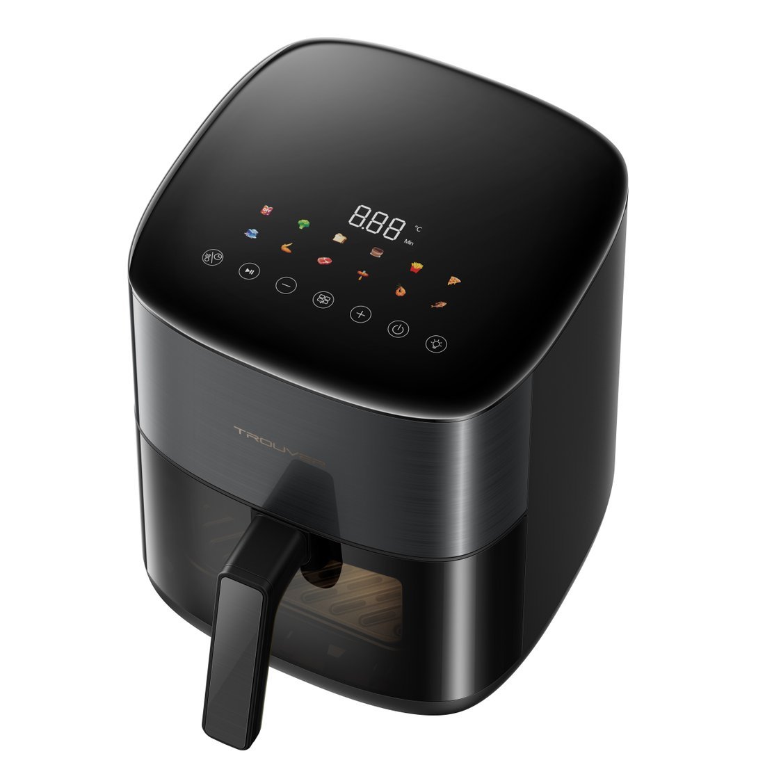 Аэрогриль (аэрофритюрница) Trouver Air Fryer FD10s Pro 6L (черный)