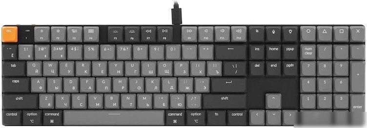 Клавиатура Keychron K5 V2 K5X-A1-RU (Keychron Low Profile Red)