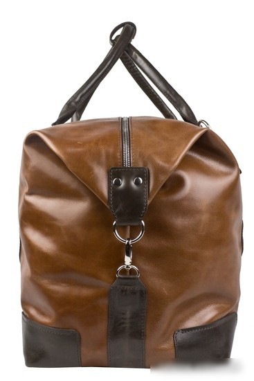 Дорожная сумка Carlo Gattini Fidenza Premium 4036-03 (коньячный/темно-коричневый)