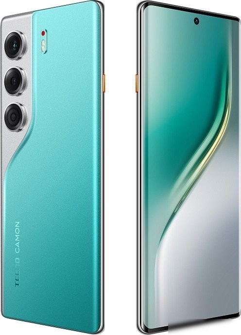Телефон Tecno Camon 40 Pro 5G 12GB/256GB (морской зеленый)