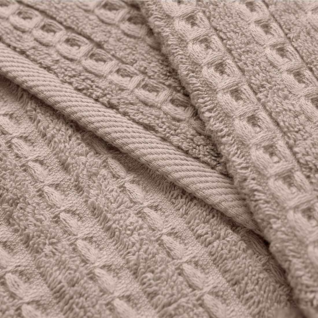 Полотенце Verossa Pique texture 70x140 (кофе)