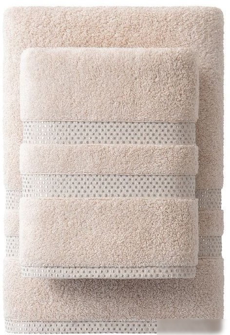Полотенце Verossa Charme 70x140 (светло-бежевый)