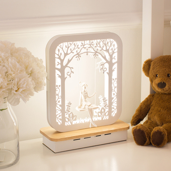 Настольная лампа Home Light Астерия F034-2 (белый)