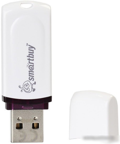 USB Flash Smart Buy 16GB Paean White (SB16GBPN-W)