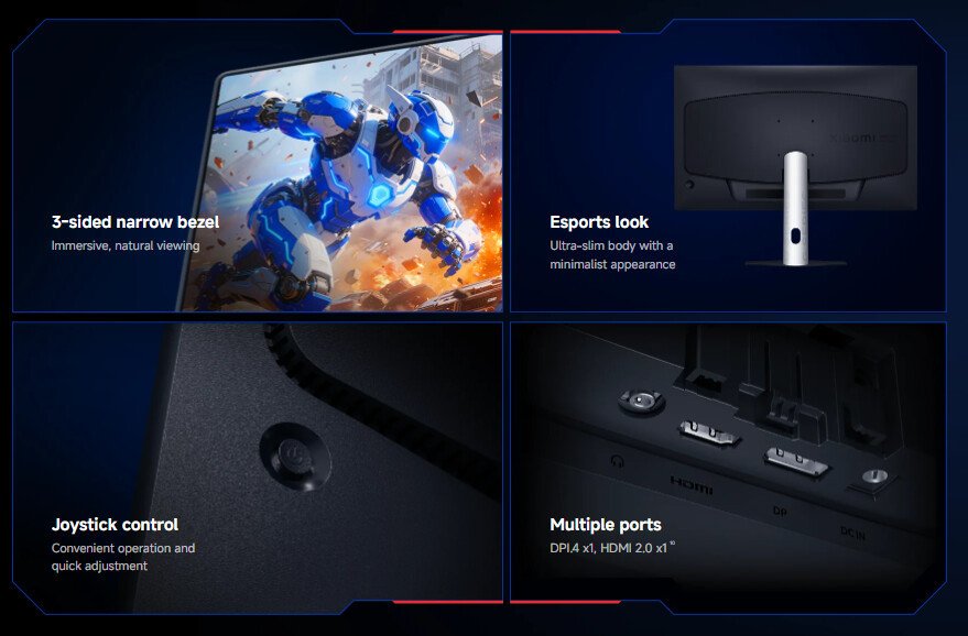 Игровой монитор Xiaomi Gaming Monitor G25i 2026 P25FEB-RGGL (международная версия)
