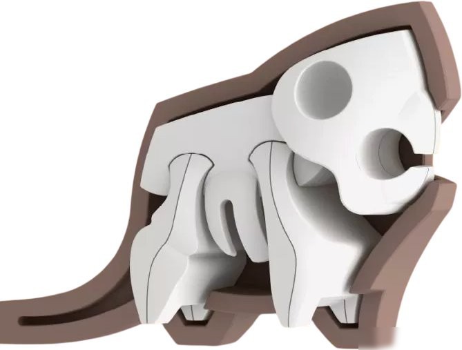 Магнитный конструктор Halftoys Animal Бобр HAS011
