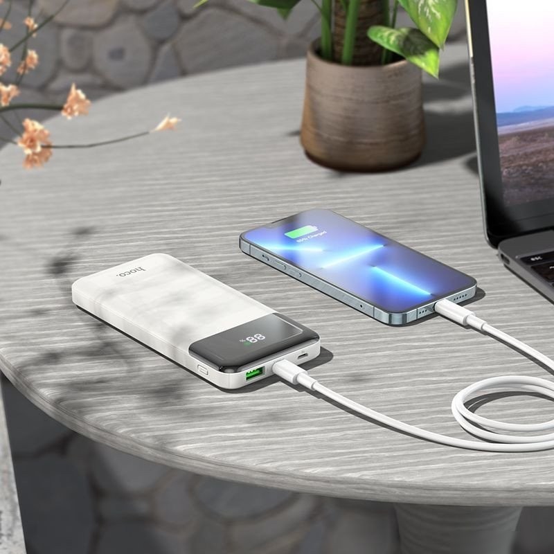 Внешний аккумулятор Hoco J102 10000mAh (белый)