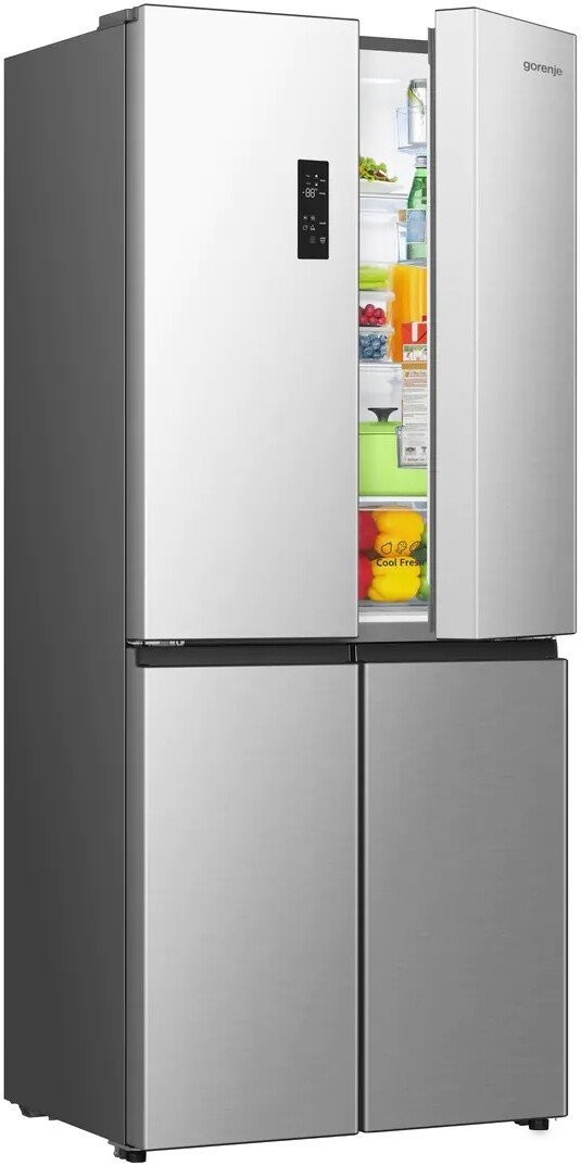 Четырёхдверный холодильник Gorenje NRM819E61X