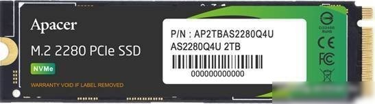 SSD Apacer AS2280Q4U M.2 PCIe Gen4 x4 1TB AP1TBAS2280Q4U-1