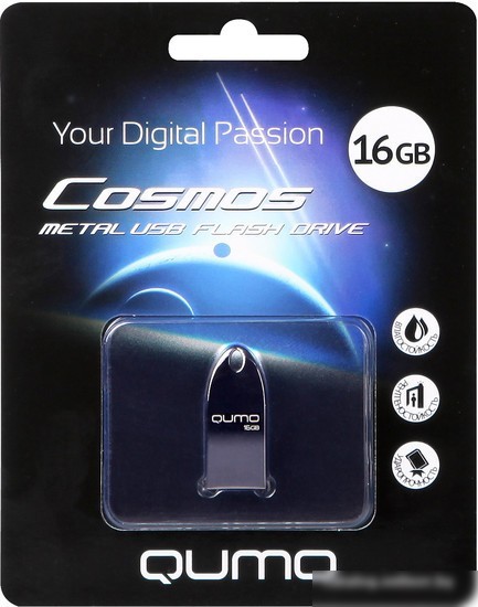 USB Flash QUMO Cosmos Black 16GB
