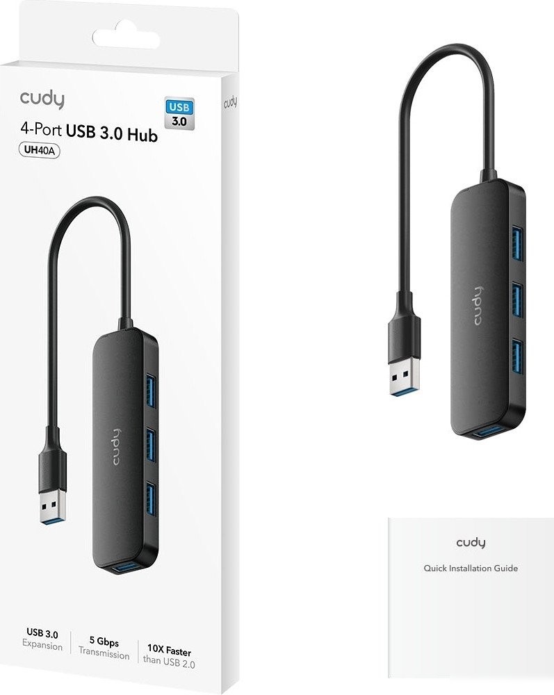 USB-хаб Cudy UH40A