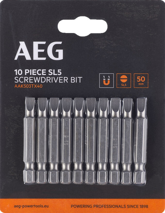 Набор бит AEG Powertools 4932479529 (10 шт)