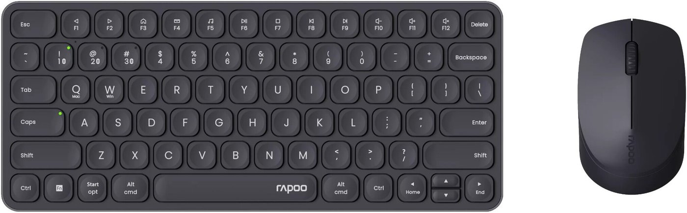 Офисный набор Rapoo 9010M (темно-серый)
