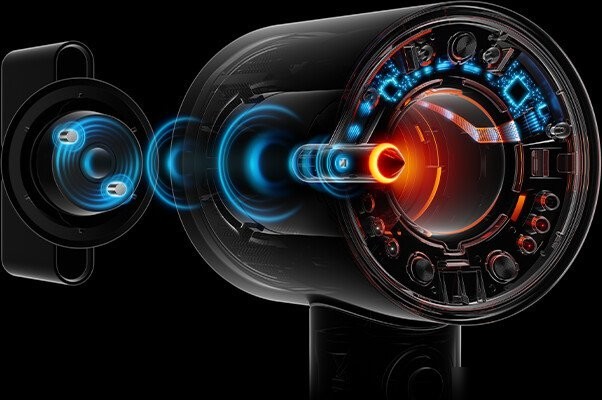 Фен Dyson HD16 Supersonic Nural Straight+Wavy (с переходником на евровилку, яшмовая слива)