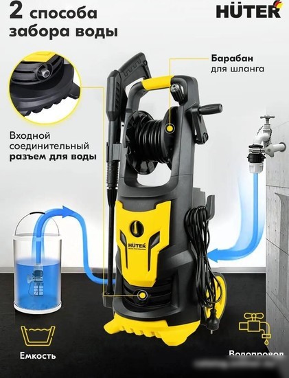 Мойка высокого давления Huter W200i Professional
