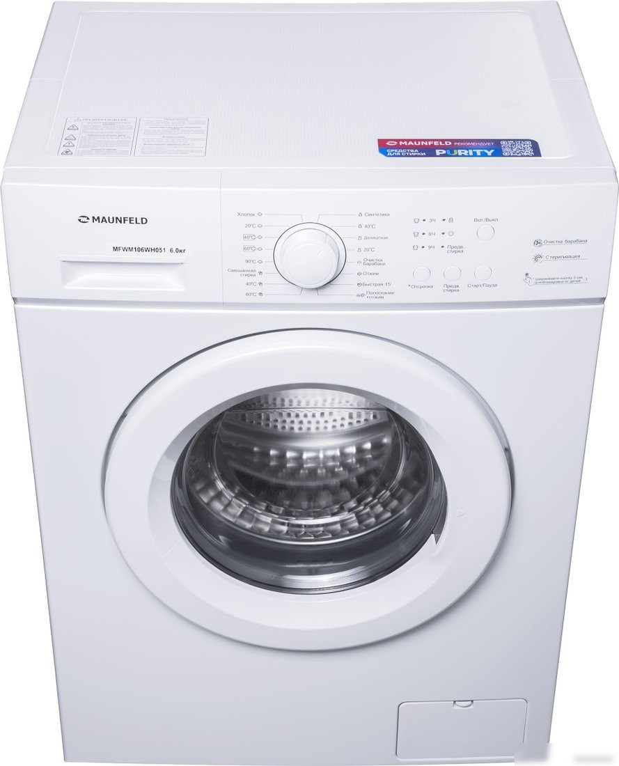Стиральная машина MAUNFELD MFWM106WH051