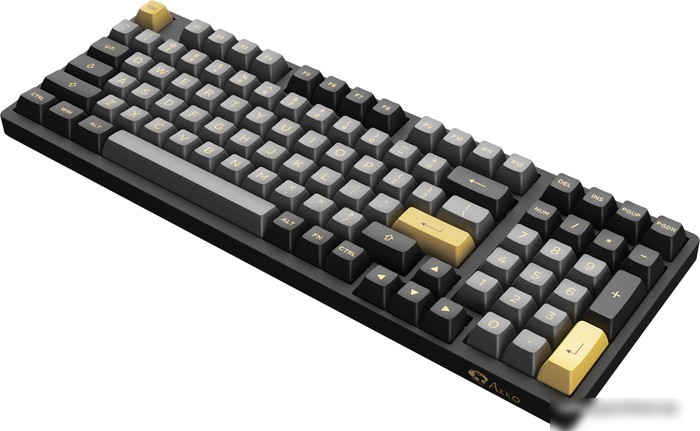 Клавиатура Akko 3098N Black & Gold (TTC Gold Pink)