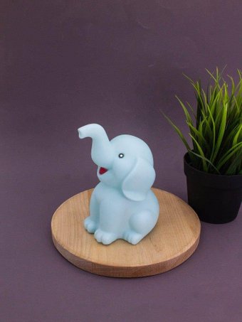 Ночник ILikeGift Happy elefant 149-020-02 (голубой)