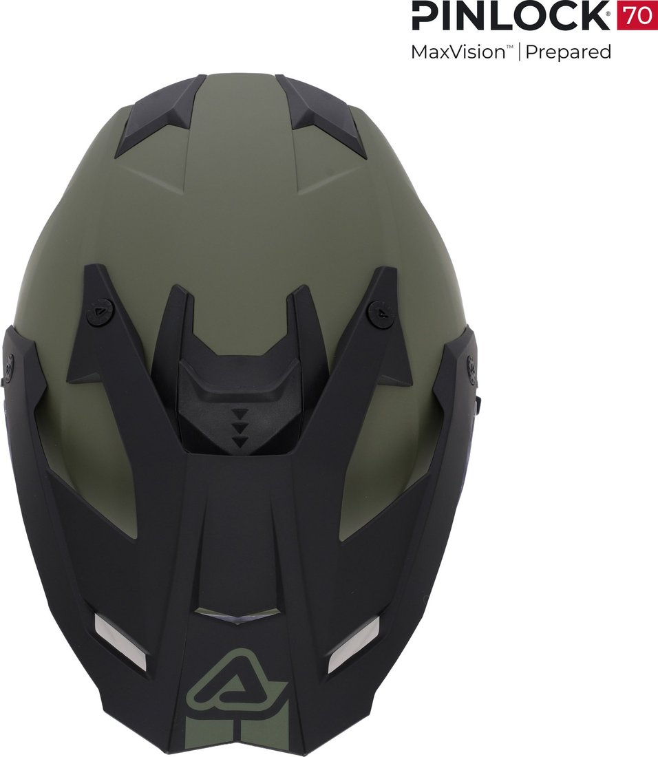 Мотошлем Acerbis Assault 0026643.582.062 (S, армейский зеленый)
