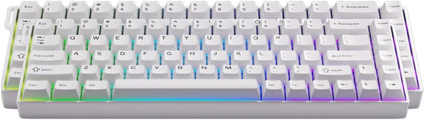 Клавиатура Ajazz AK680 V2 (белый, Ajazz Ice Island Switch)