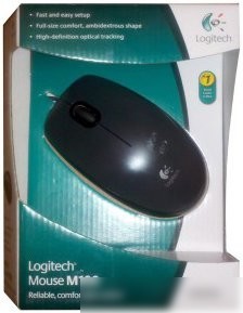 Мышь Logitech M100 Black (910-001604)