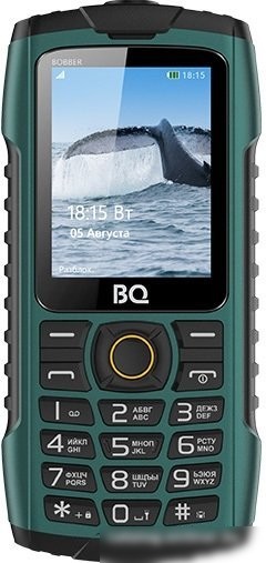 Кнопочный телефон BQ BQ-2439 Bobber (зеленый)