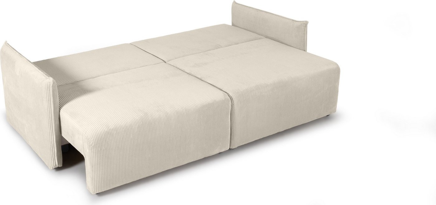 Диван Mio Tesoro Boxwel 418 Б-1.5ек-1.5ек-Б (светло-бежевый 1618)