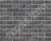 Декоративный кирпич Stone Mill Кирпич шамотный (антрацит)