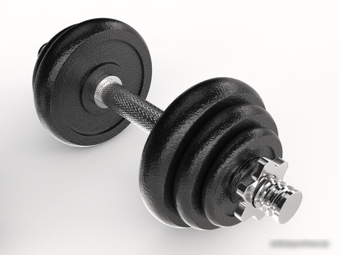 Штанга с гантелями Unixfit DBKITU50 50 кг